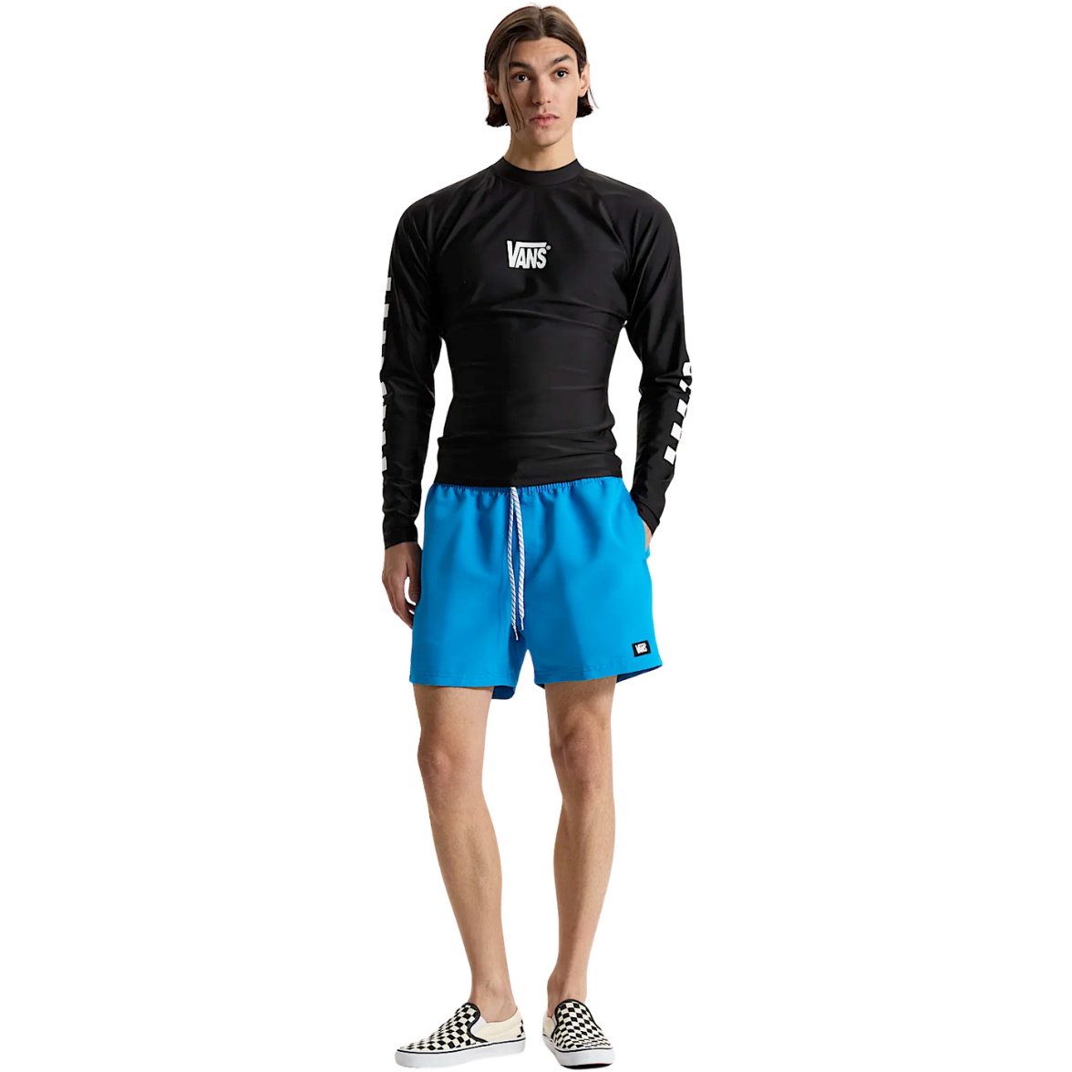 2026 Vans Mens Primary II Elastic Boardshort VN000XEFFNM - Bright Azure